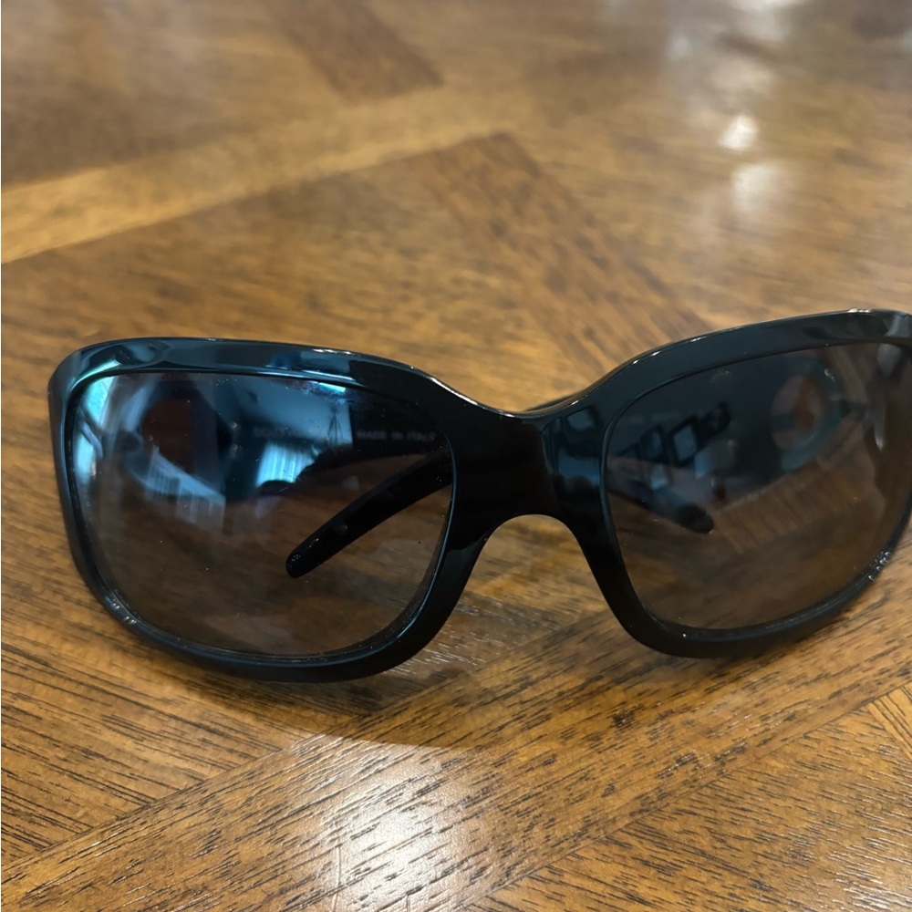 Dolce & Gabbana Glossy Black Sunglasses